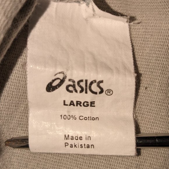 Onitsuka Tiger by Asics White and Blue Short Sleeve Tee - Picture 5 of 8